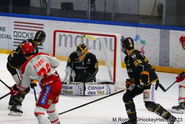 Photo hockey match Rouen - Grenoble  le 09/04/2023