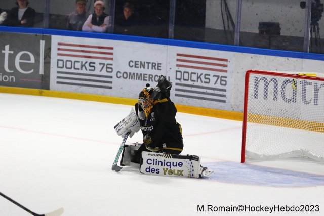 Photo hockey match Rouen - Grenoble  le 09/04/2023