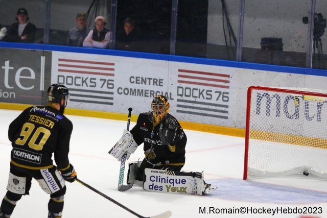 Photo hockey match Rouen - Grenoble  le 09/04/2023