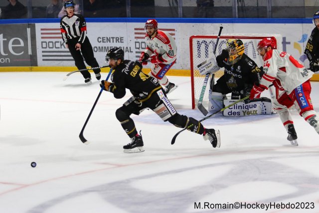 Photo hockey match Rouen - Grenoble  le 09/04/2023