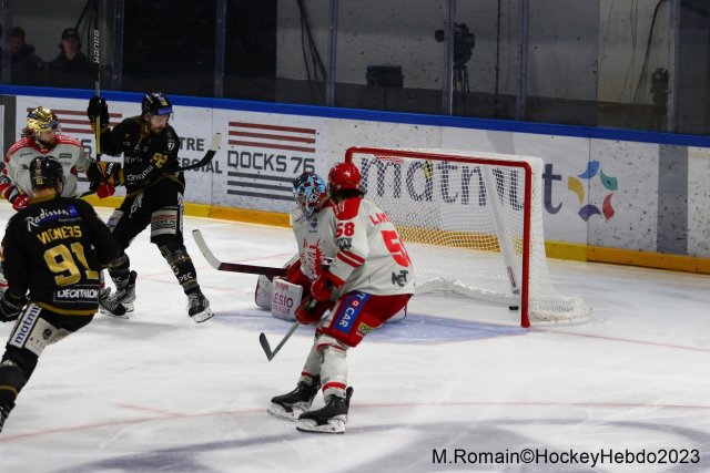 Photo hockey match Rouen - Grenoble  le 09/04/2023
