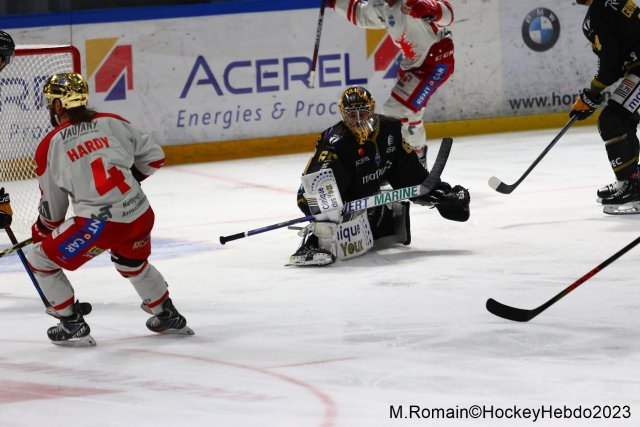 Photo hockey match Rouen - Grenoble  le 09/04/2023