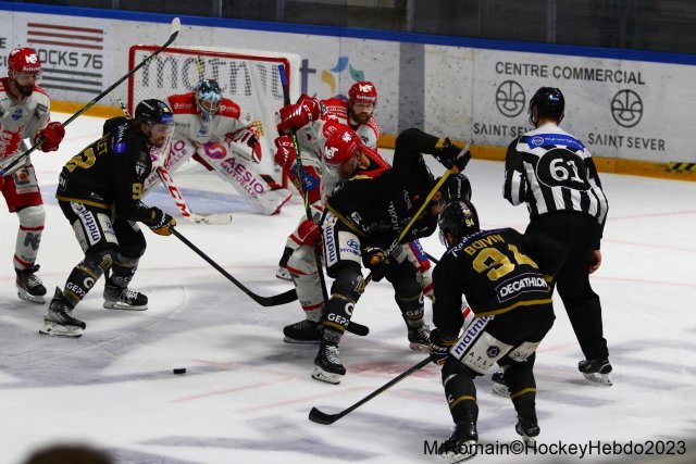 Photo hockey match Rouen - Grenoble  le 09/04/2023