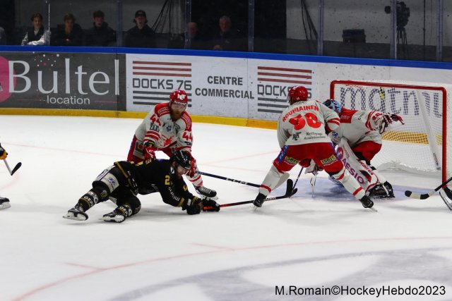 Photo hockey match Rouen - Grenoble  le 09/04/2023
