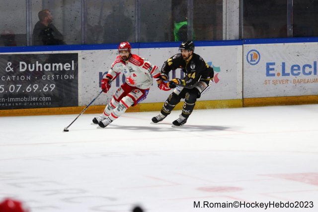 Photo hockey match Rouen - Grenoble  le 09/04/2023