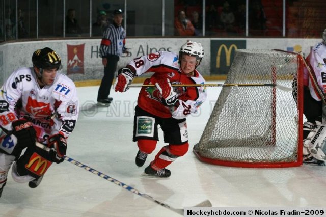 Photo hockey match Briançon  - Amiens  le 26/09/2009