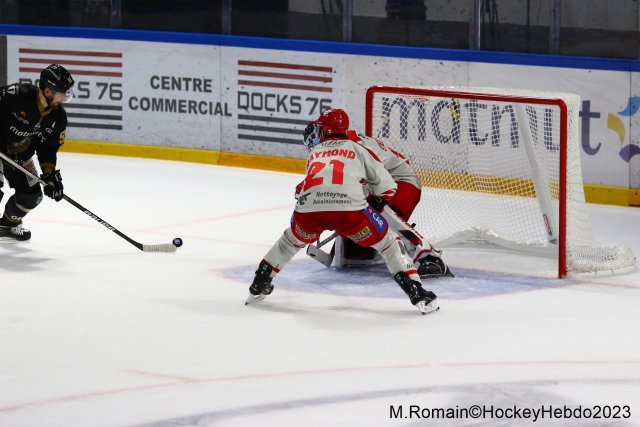 Photo hockey match Rouen - Grenoble  le 09/04/2023