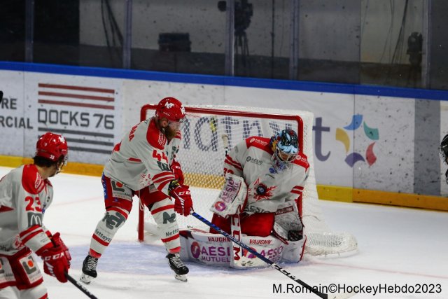 Photo hockey match Rouen - Grenoble  le 09/04/2023