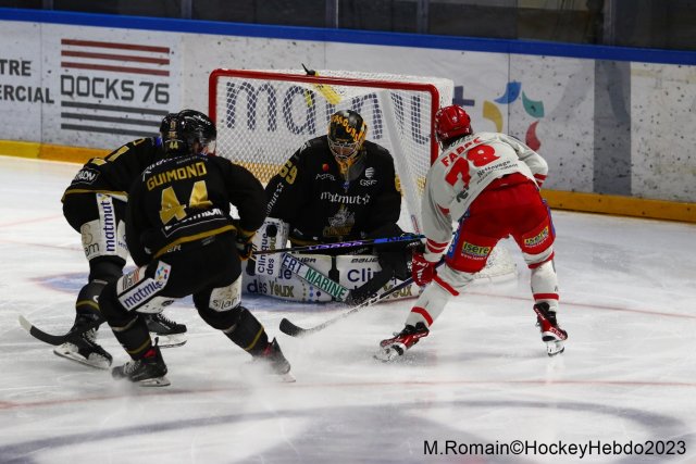 Photo hockey match Rouen - Grenoble  le 09/04/2023