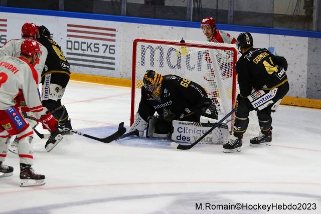 Photo hockey match Rouen - Grenoble  le 09/04/2023