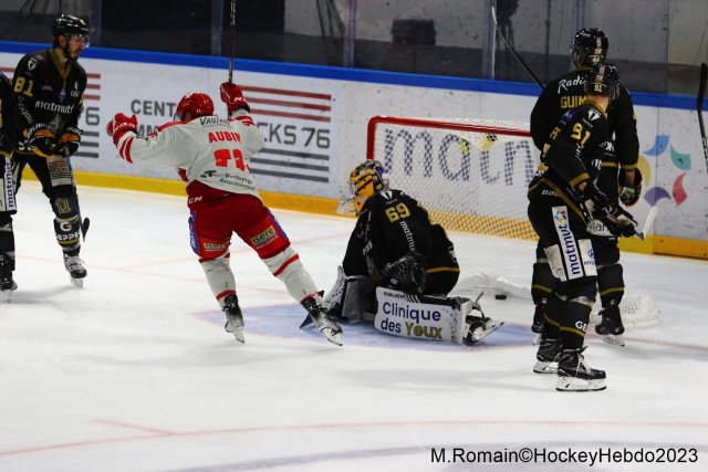 Photo hockey match Rouen - Grenoble  le 09/04/2023