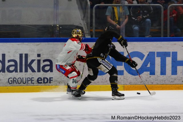 Photo hockey match Rouen - Grenoble  le 09/04/2023