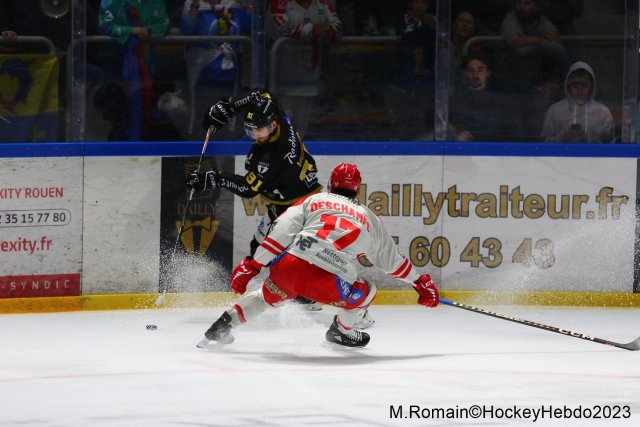 Photo hockey match Rouen - Grenoble  le 09/04/2023