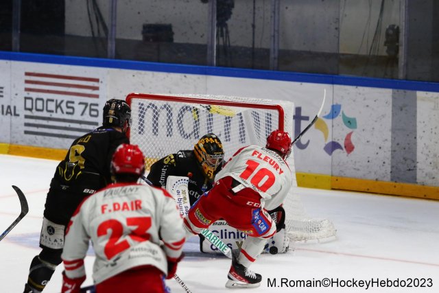 Photo hockey match Rouen - Grenoble  le 09/04/2023