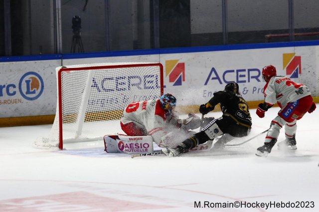 Photo hockey match Rouen - Grenoble  le 09/04/2023