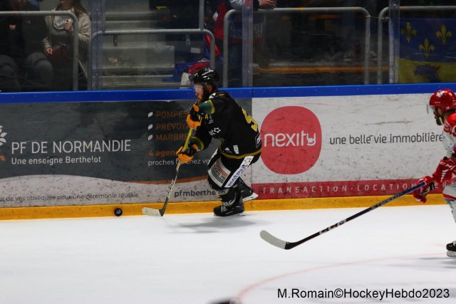 Photo hockey match Rouen - Grenoble  le 09/04/2023
