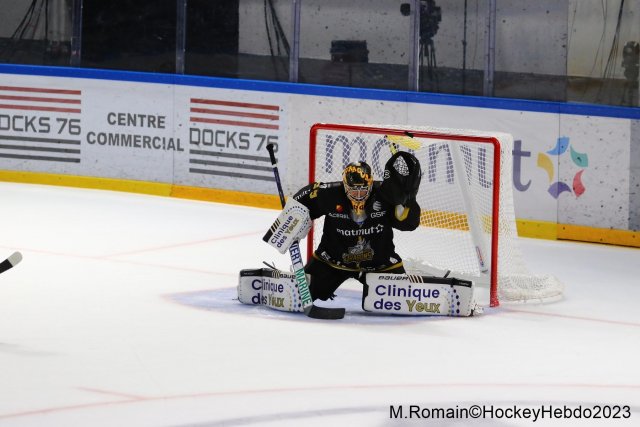 Photo hockey match Rouen - Grenoble  le 09/04/2023