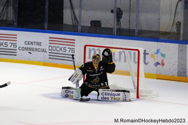 Photo hockey match Rouen - Grenoble  le 09/04/2023
