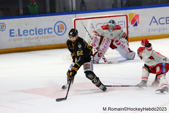 Photo hockey match Rouen - Grenoble  le 09/04/2023