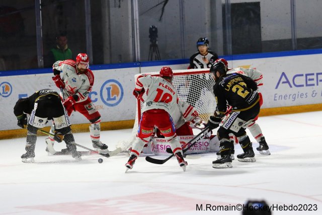 Photo hockey match Rouen - Grenoble  le 09/04/2023