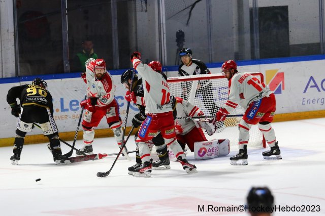Photo hockey match Rouen - Grenoble  le 09/04/2023