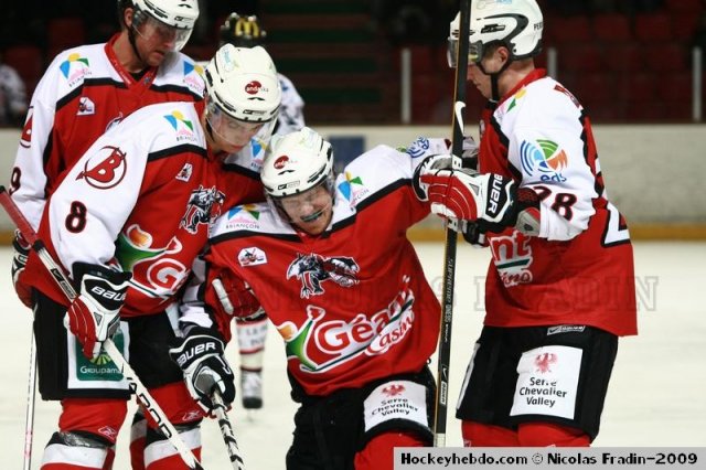 Photo hockey match Briançon  - Amiens  le 26/09/2009