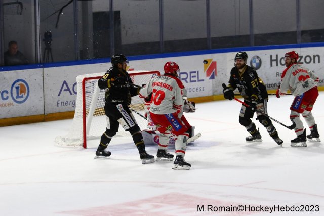 Photo hockey match Rouen - Grenoble  le 10/04/2023