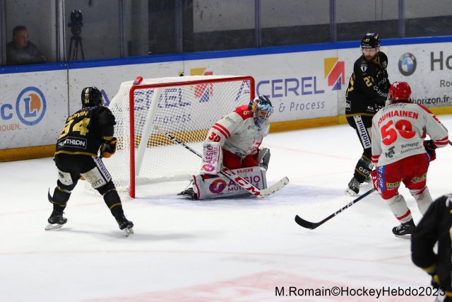 Photo hockey match Rouen - Grenoble  le 10/04/2023