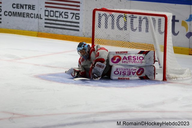 Photo hockey match Rouen - Grenoble  le 10/04/2023