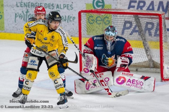 Photo hockey match Grenoble  - Rouen le 12/04/2023