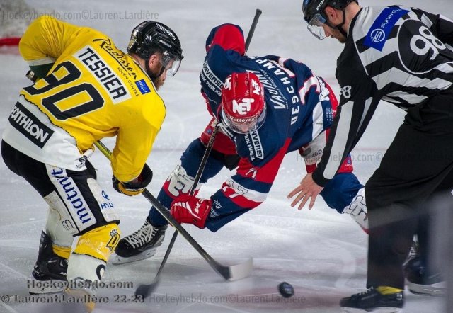 Photo hockey match Grenoble  - Rouen le 12/04/2023