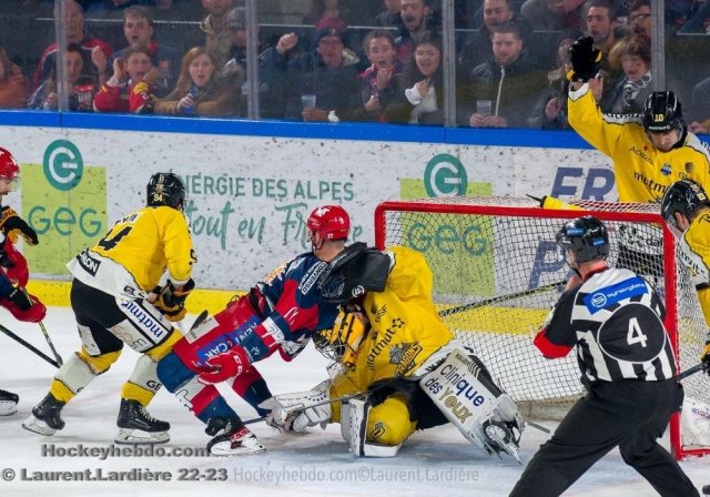 Photo hockey match Grenoble  - Rouen le 12/04/2023