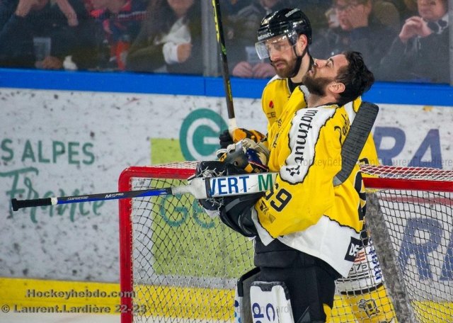 Photo hockey match Grenoble  - Rouen le 12/04/2023