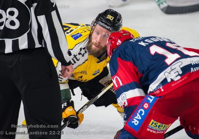 Photo hockey match Grenoble  - Rouen le 12/04/2023