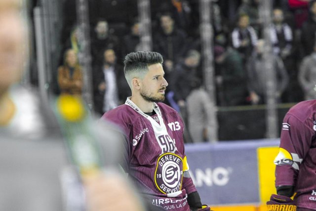 Photo hockey match Genève - Bienne le 15/04/2023
