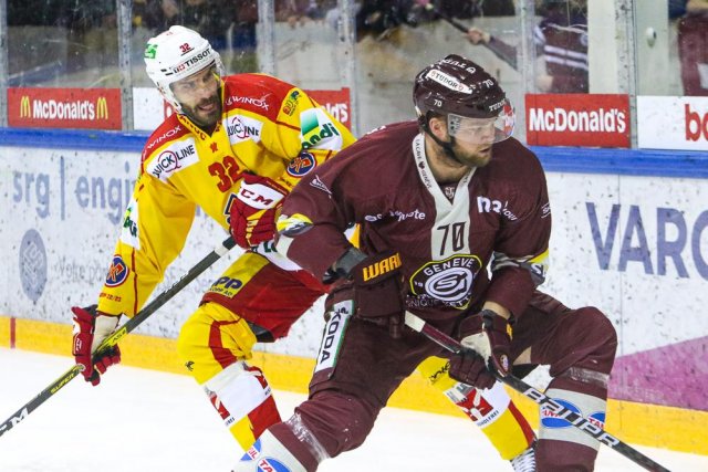 Photo hockey match Genève - Bienne le 15/04/2023