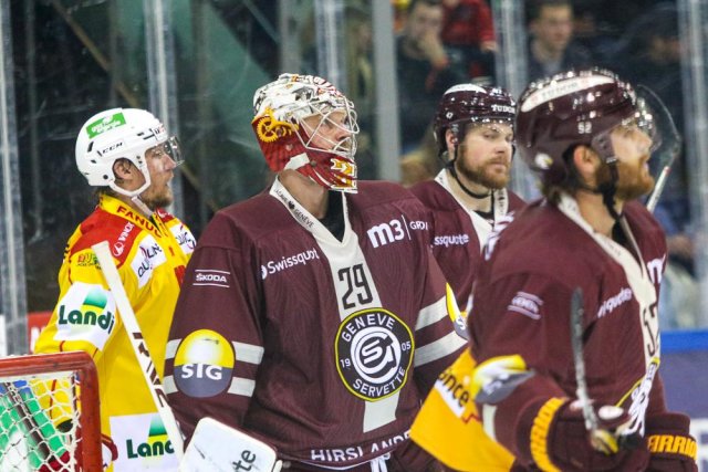 Photo hockey match Genève - Bienne le 15/04/2023