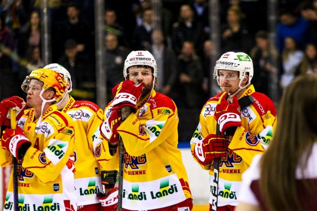 Photo hockey match Genève - Bienne le 15/04/2023