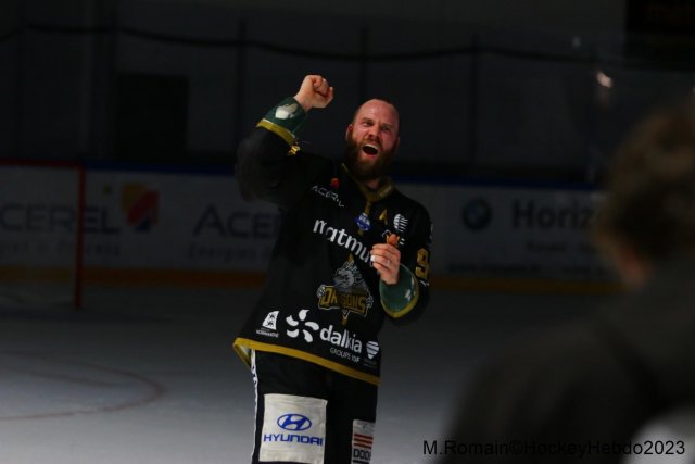 Photo hockey match Rouen - Grenoble  le 14/04/2023