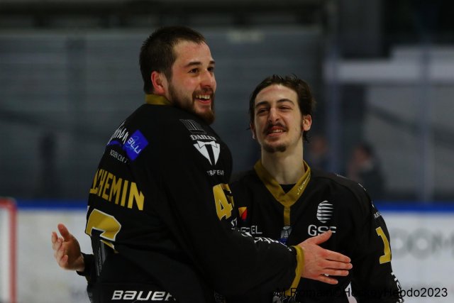 Photo hockey match Rouen - Grenoble  le 14/04/2023