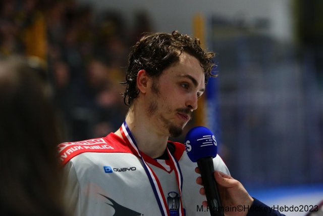 Photo hockey match Rouen - Grenoble  le 14/04/2023