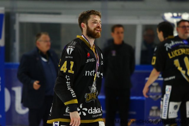 Photo hockey match Rouen - Grenoble  le 14/04/2023