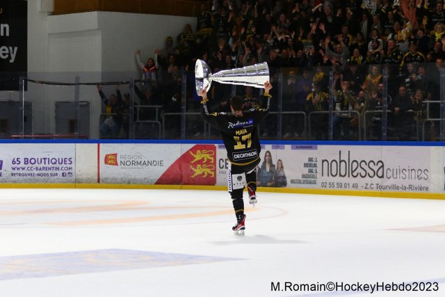 Photo hockey match Rouen - Grenoble  le 14/04/2023