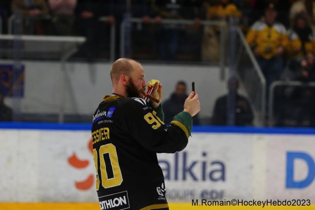 Photo hockey match Rouen - Grenoble  le 14/04/2023