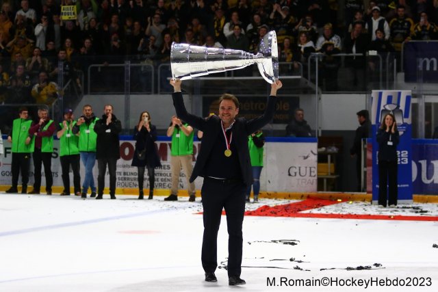 Photo hockey match Rouen - Grenoble  le 14/04/2023