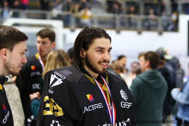 Photo hockey match Rouen - Grenoble  le 14/04/2023