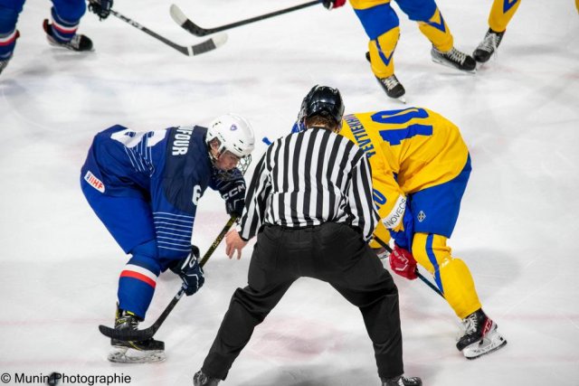 Photo hockey match France - Ukraine le 23/04/2023