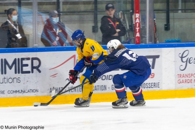 Photo hockey match France - Ukraine le 23/04/2023
