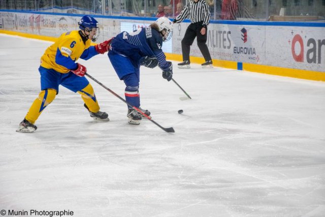 Photo hockey match France - Ukraine le 23/04/2023