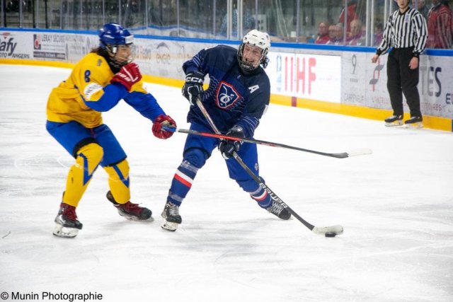 Photo hockey match France - Ukraine le 23/04/2023